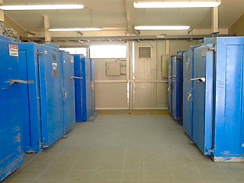 Horno secado muestras minerales y lixiviación Modelo HS 200 – 1000 AG Fe Proyecto Minera El Abra